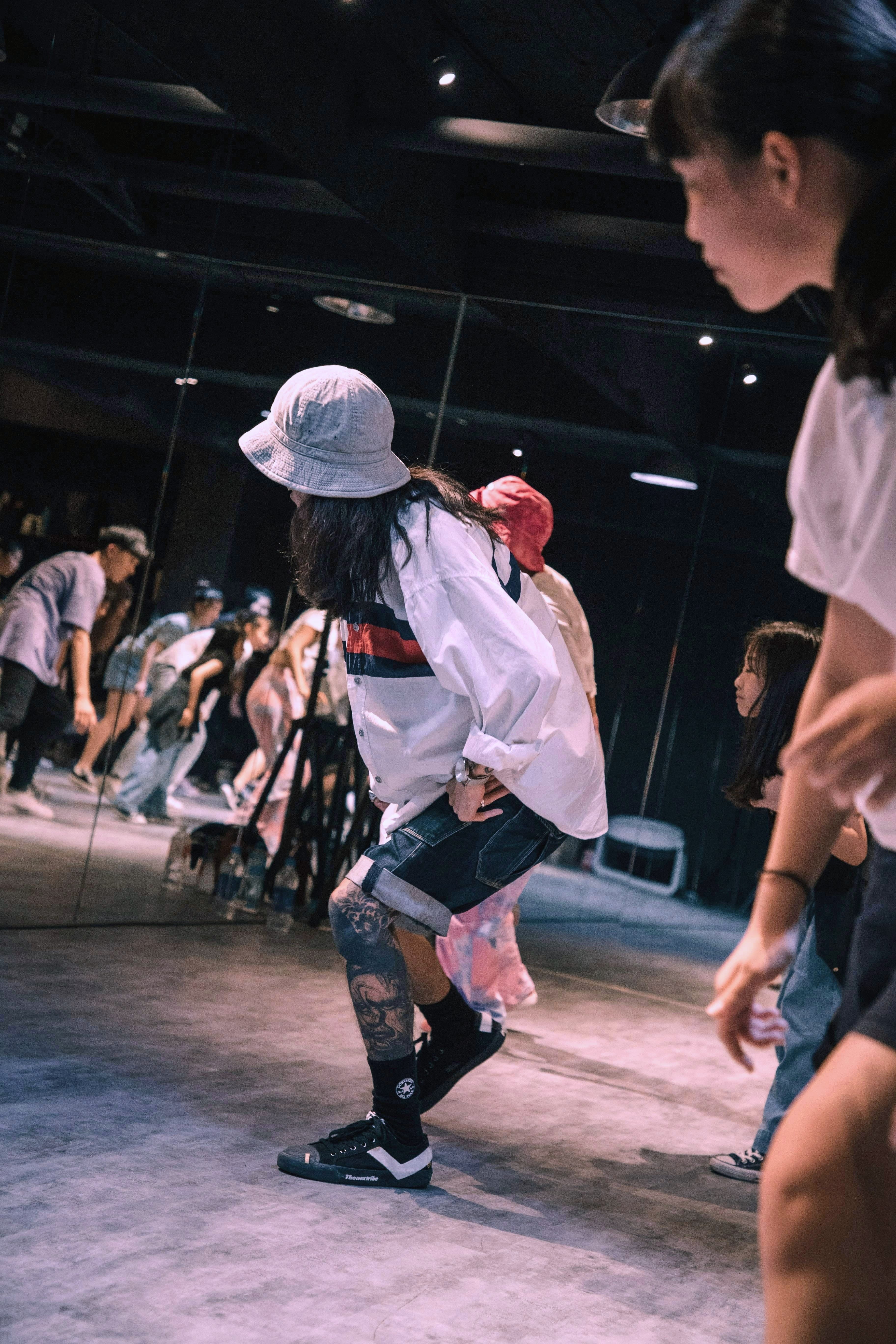 K-pop dance practice studio